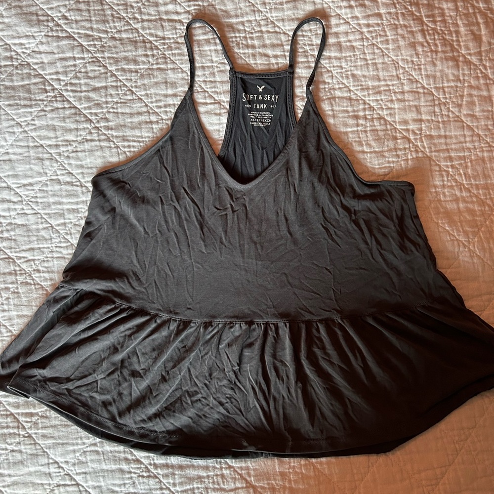 American eagle racer back flowy tank